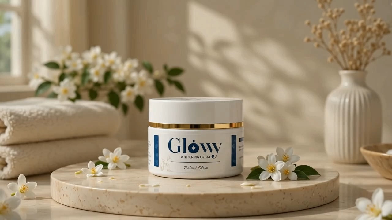 Glowy Cosmetics cinematic skincare scene